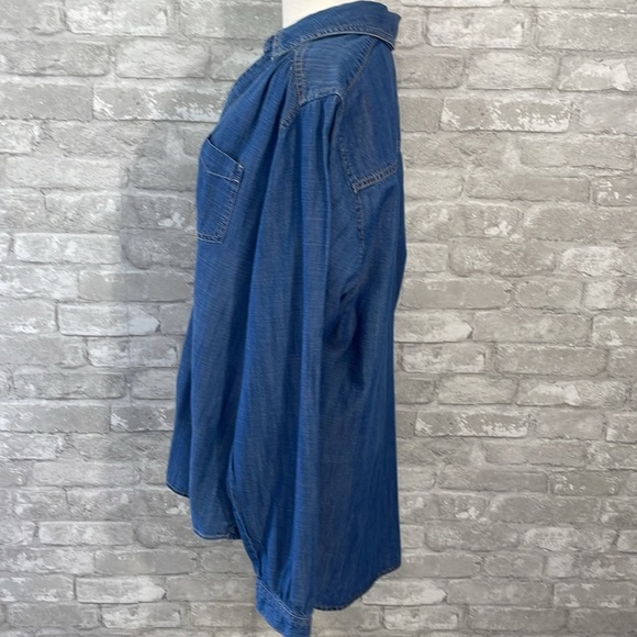 Pendleton Blue Denim Button Down Shirt - Picture 3 of 7